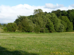 Course of the Caerleon Tramroad,<br>July 2011